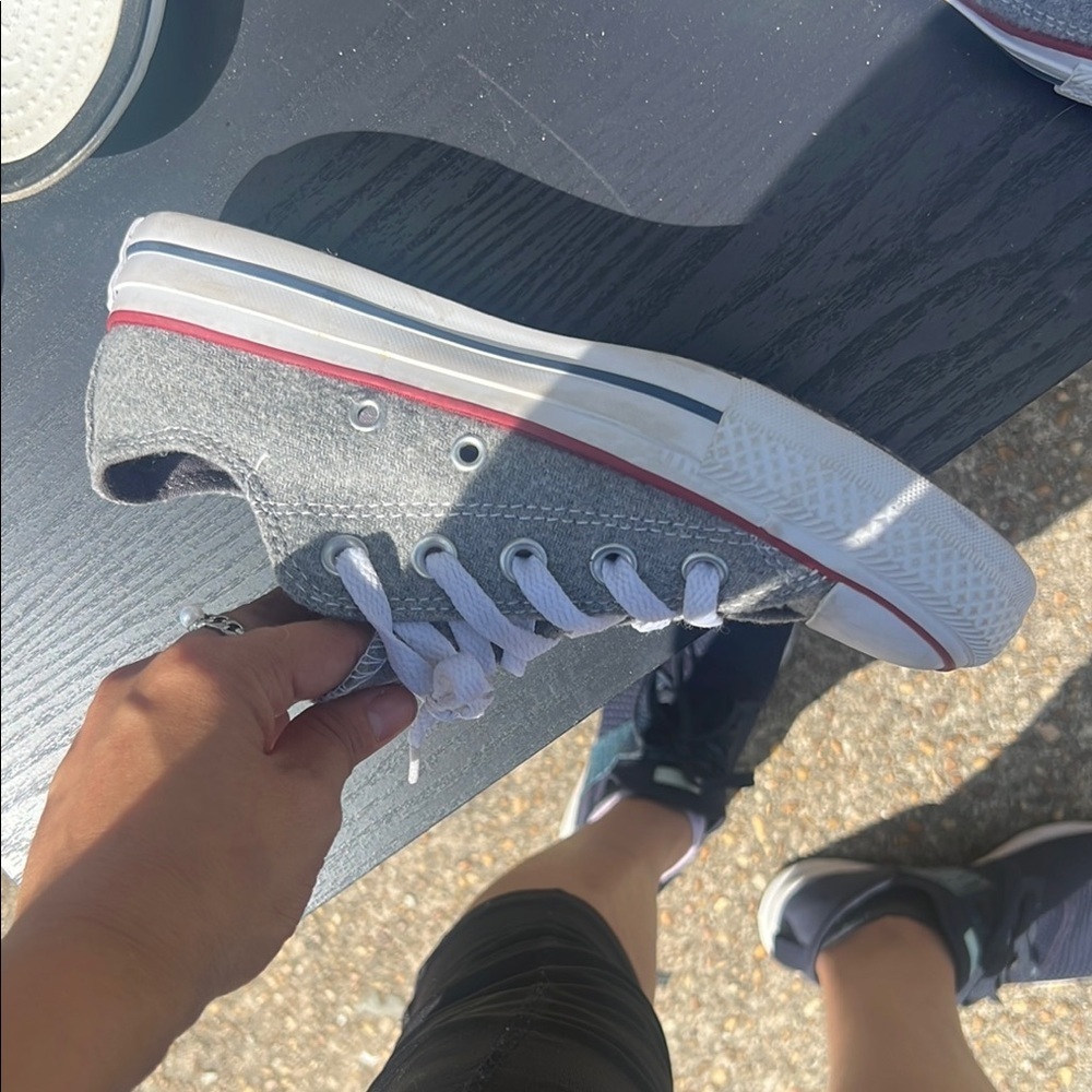 Converse Gray Low-Top Sneakers - Picture 5 of 5